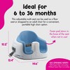 Bumbo Baby Toddler Adjustable 3in1 Multi Seat High Chair & Booster Seat w/ Removable Tray & Buckle Strap for Toddlers 1 to 3 (2 Pack) - image 3 of 4