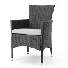 Gulches Set of 2 Modern Dining Chairs Tubular Stainless Steel Frame, Linear Conduit Design, Stylish Blend of Cultures - 4 of 4