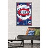 Trends International NHL Montreal Canadiens - Maximalist Logo 23 Framed Wall Poster Prints - 2 of 4