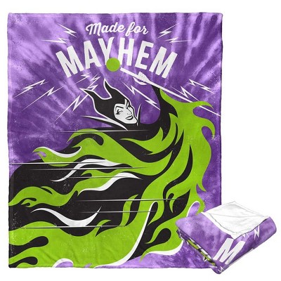 Disney Villains Maleficent Mayhem Silk Touch Throw Blanket 50x60 Inches