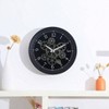 15 Inch Real Moving Gear Wall Clock Vintage Industrial Steampunk Metal Living Room Decor Kitchen Home Office House Warming - 3 of 4