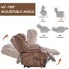 ChicFurnit Living Room Chair Arm Accent Chair Power Recliner with Lift Assist Massage Vibration Stainless Cup Holders, 39.37"*41.73"*42.12" - 4 of 4