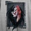 Juniors Crop Critical RoleTee - Relationship between Keyleth and Vax'ildan, Sweet, Lovers on Athletic Heather Crop - 2 of 3