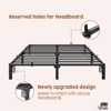 Jojoka Twin/Full/Queen Metal Bed Frame, 6/8/10/14" High Platform with Iron Slats, No Box Spring or Screws Needed, Heavy Duty Support Up to 800 lbs - 4 of 4