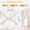 Unique Bargains Foldable Heat Resistant Non-Slip Silicone Trivet Mat for Pots Coasters - 2 of 4