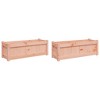 vidaXL Garden Planters 2 pcs Solid Wood Douglas - 2 of 4