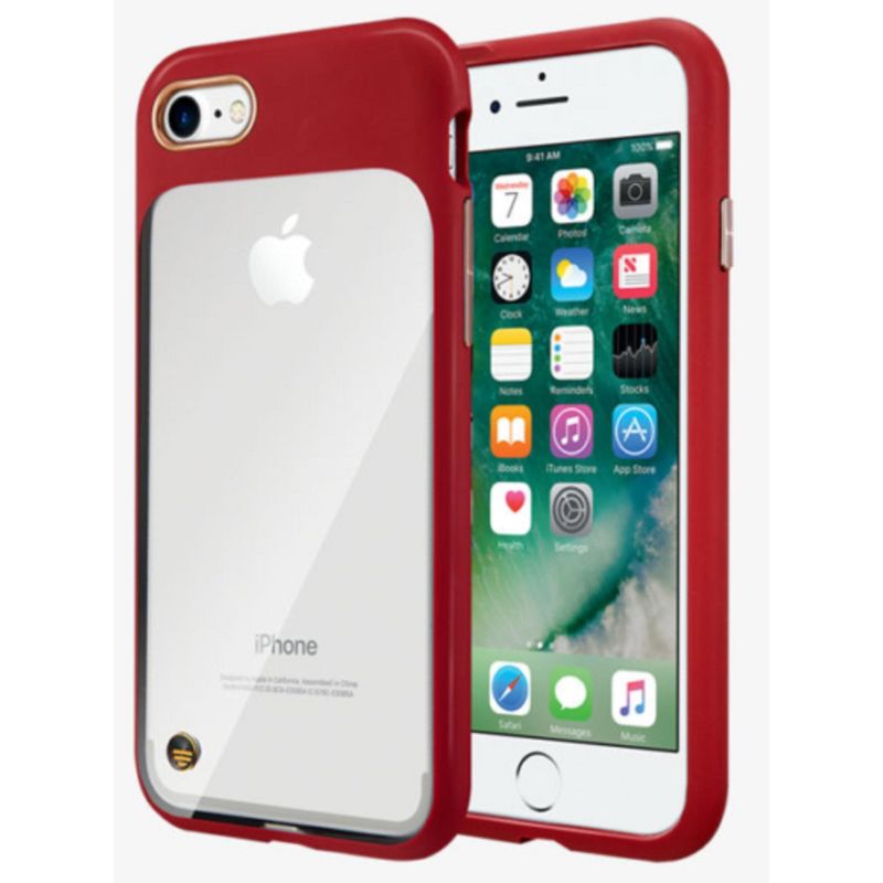 Milk and Honey Mono Case for Apple iPhone SE2/8/7 - Red/Clear, 1 of 5