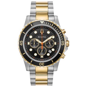 Bulova Men's Classic Sport 6-Hand Chronograph Quartz Watch, Calendar Date, Luminous Hands and Markers, 100M Water Resistant, 44mm - 1 of 4