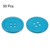 Unique Bargains Resin Craft Snap Round Flat 4-Hole Sewing Buttons 50 Pcs - 3 of 4