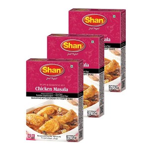 Shan - Chicken Masala Seasoning Mix (50g) - Seasoning Packets for Chicken in Yogurt Sauce (Pack of 3) - 1 of 4