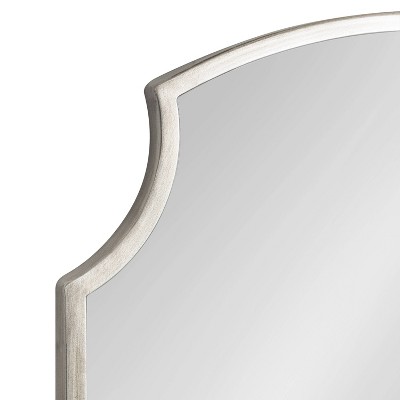 Carlow Antique Silver Scalloped Vanity Wall Mirror