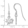 Black Bow Jewelry Sterling Silver San Jose Sharks NHL Dangle Earrings - 2 of 3