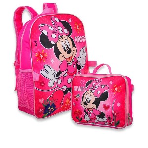 Mochila de Minnie Mouse con lonchera aislada