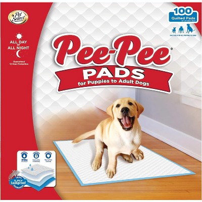 Four Paws Pee Pee Puppy Pads Standard - 100 Pack - (22"L x 22"W)