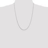 Black Bow Jewelry 1mm Sterling Silver Diamond Cut Solid Octagonal Box Chain Necklace - 2 of 4