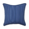 Lake Life Fishing Throw Pillow Blue - Pillow Perfect: Nautical Coastal Decor, Weather-Resistant Outdoor Cushion - image 2 of 4