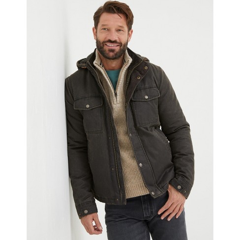 Mens sherpa hotsell jacket target