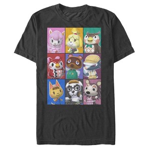 Men's Nintendo Animal Crossing Characters T-Shirt - 1 of 4