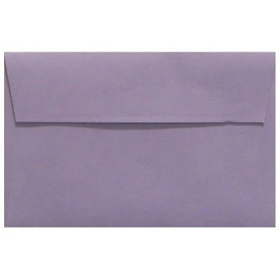 LUX 5 3/4"x8 3/4" 80lbs. A9 Invitation Env W/Peel & Press Wisteria Purple LUX-4895-106-50