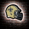 Evergreen Ultra-Thin Edgelight LED Wall Decor, Helmet, New Orleans Saints- 19.5 x 15 Inches Made In USA - 2 of 4