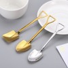 Unique Bargains Reusable Stainless Steel Mini Spoons for Espresso Sugar Cake 4 Pcs - 3 of 4
