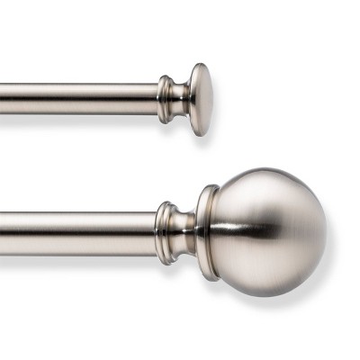 36"-66" Double Rod Ball Brushed Nickel - Threshold™