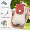 Unique Bargains Portable PU Leather Golf Ball Bag with Tee Holder 2" x 1.8" x 3.7" - 3 of 4