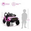 12V Ride On Car for Kids Electric Vehicle Toddles Battery Powered Truck Car Toy with Remote Control - 2 of 4