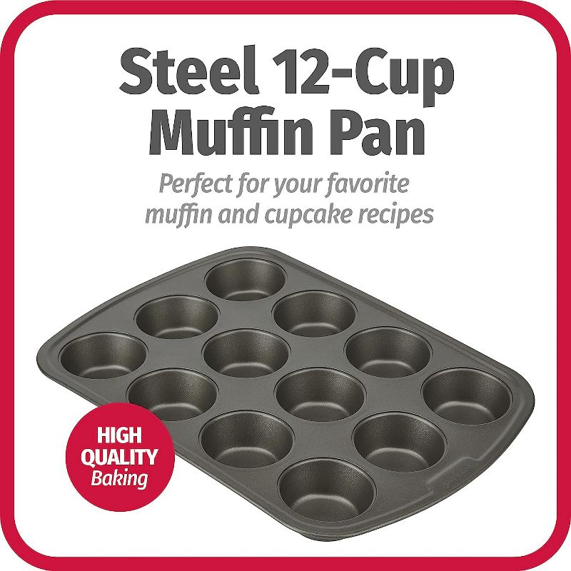 GoodCook Non-Stick Muffin Pan, 2 of 7