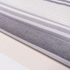 Cotton Oversized Striped Fouta Beach Towel with Tassels by Blue Nile Mills - 3 of 4