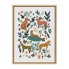 Kate & Laurel All Things Decor 18"x24" Sylvie Cheetah Coalition White Framed Wall Art: Modern Animal Canvas - 2 of 4