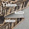 Checkered Area Rugs for Living Room Washable, Soft Low Pile Non-Slip Leopard Print Indoor Carpet Rugs for Entryway Bedroom Dining Room - 4 of 4