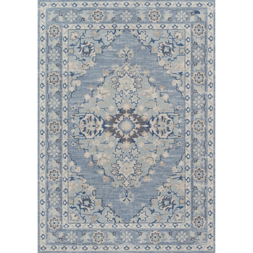 Photos - Area Rug Momeni 2'3"x7'6" Anatolia Marquis Runner Rug Blue  