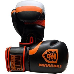 Amber Fight Gear Toughtek Hook & Loop Gloves – Durable, secure & versatile for boxing, kickboxing, Muay Thai & MMA. Ideal for men, women & kids. - 1 of 4