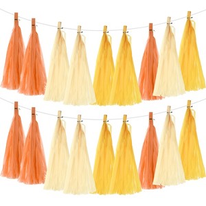 Unique Bargains Garland DIY Decoration Tassel Garland Banner 30 Pcs - 1 of 4