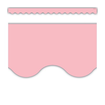 Teacher Created Resources Pastel Pink Scalloped Border Trim, 35 Feet (Pack of 6)