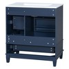 30" Bathroom Vanity with Ceramic Sink and One-Door Shelf, Water-Resistant Wood One Cabinet Vanities w/ 3 Drawers & Soft Close Door - 4 of 4