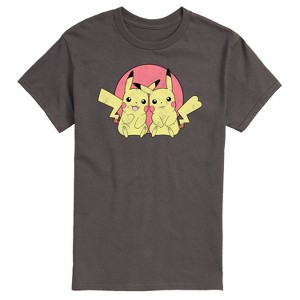 Men's - Pokémon - Pikachus In Circle-Men's Short Sleeve Graphic T-Shirt Short Sleeve Graphic T-Shirt - 1 of 4