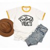 Simply Sage Market Women's Football Vibes Short Sleeve Ringer Tee - 2 of 3