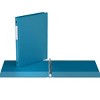 Davis Group 6pk 5/8" Premium Economy Round Ring Binders Turquoise Blue: Hard Cover, 100 Sheet Capacity, 2 Pockets - 2 of 4