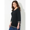 Catherines Women's Plus Size Impossibly Soft Duet Tunic - 4 of 4