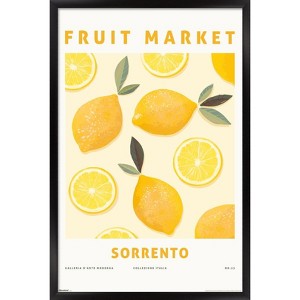 Trends International Reinders: Fruit Market - Sorrento Lemons Framed Wall Poster Prints - 1 of 4