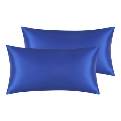 Unique Bargains Satin Envelope Closure Pillowcase 2 Pcs