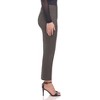 Rekkuna Women's Pull-On Ankle Work Pants – Mid-Rise Slim Straight Office Yoga Trousers with Pockets and Belt Loops - 2 of 4