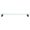 vidaXL Monitor Stand Black 39.4 in.x13.8 in.x3.1 in. Tempered Glass and Metal - 4 of 4