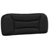 vidaXL Headboard Cushion Black 39.4" Faux Leather - 2 of 4