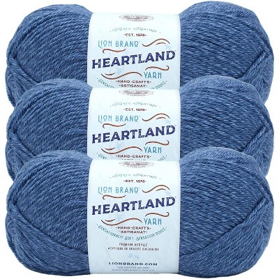 (pack Of 3) Lion Brand Heartland Yarn-carlsbad Caverns : Target