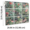 Veer Decor Rose Garden Window Trompe L'Oeil Wallpaper - 2 of 4