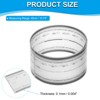 Unique Bargains PET Plastic Film Flexible Ruler with R Angle and Width Lines - 2 of 4