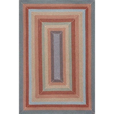 nuLOOM Asha Simple Border Indoor/Outdoor Accent Rug, 2x3, Light Brown